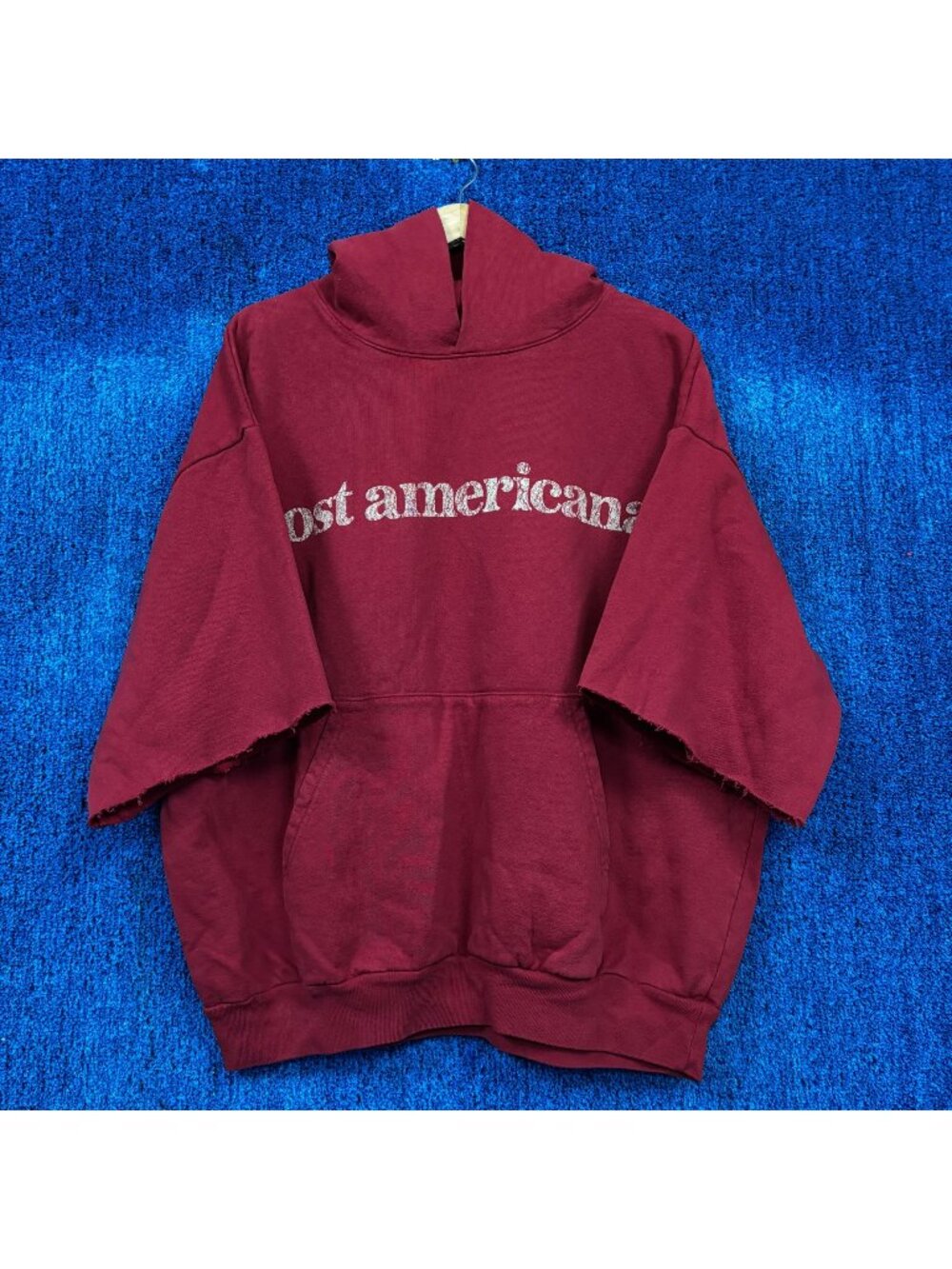 MGK Lost Americana Album Oversized Short Sleeve Hoodie XL